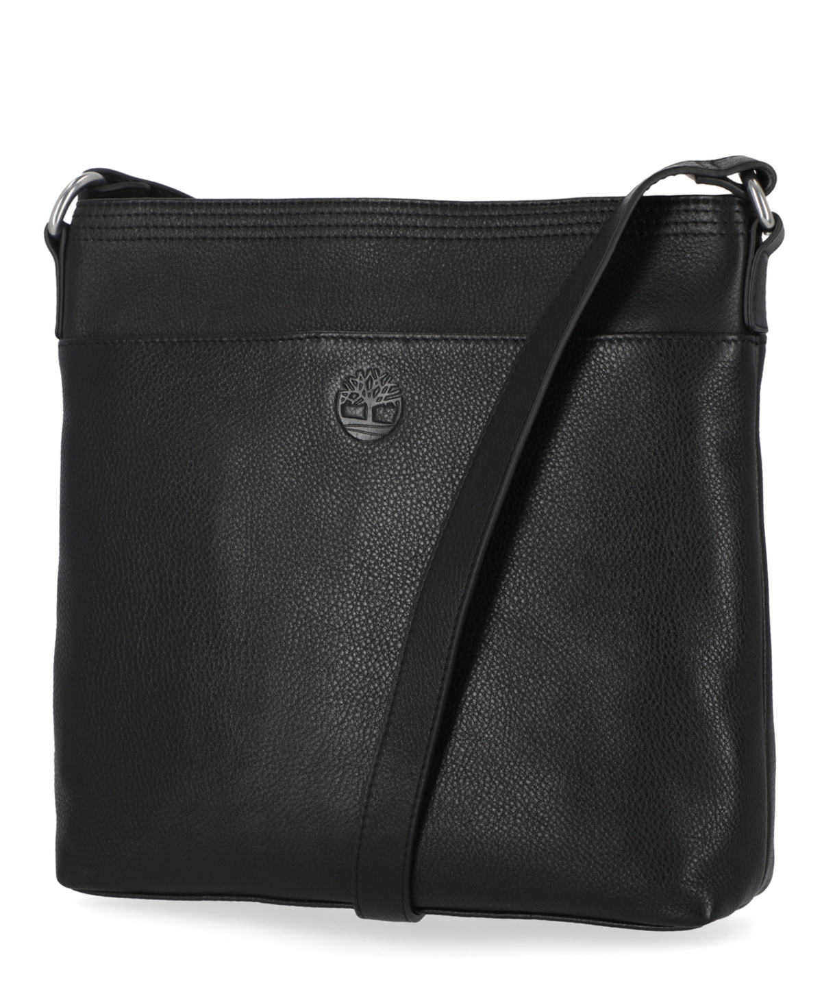 Timberland Leather Crossbody Purse Shoulder Bag In Black