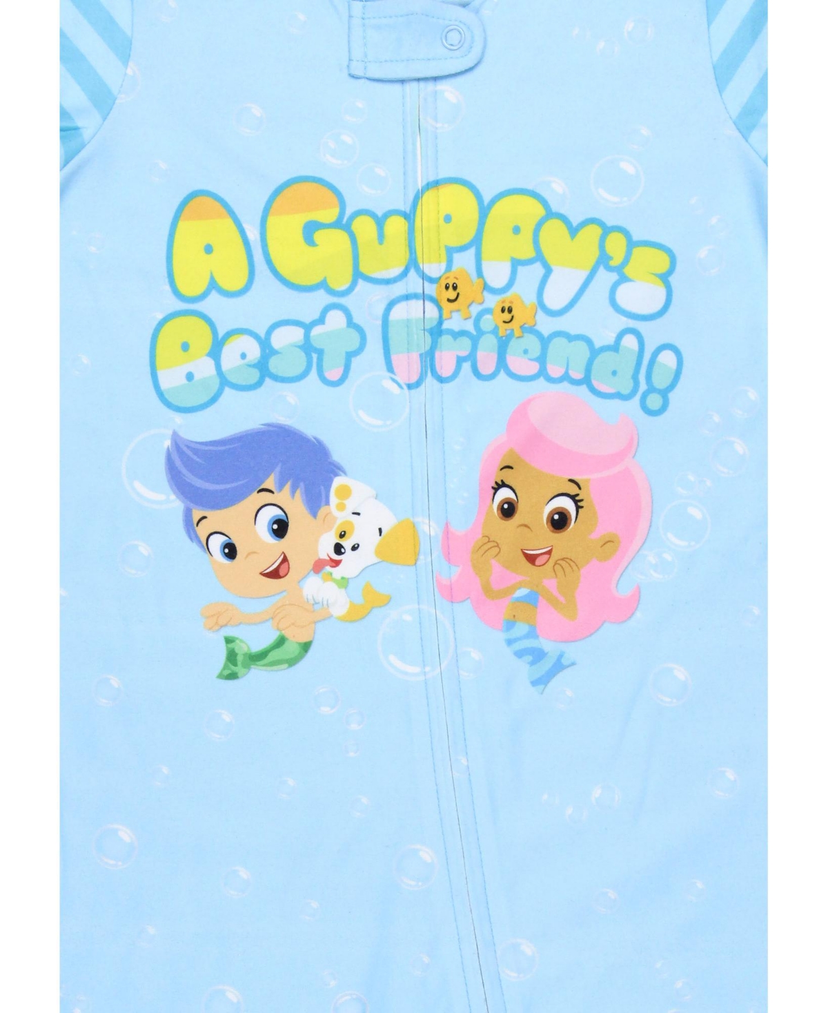 Bubble Guppies Toddler Boys Nickelodeon One-Piece Pajama Footless Union Suit Sleeper