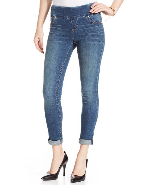 Style & Co Petite Cuffed Jeggings, Created for Macy's & Reviews - Jeans ...