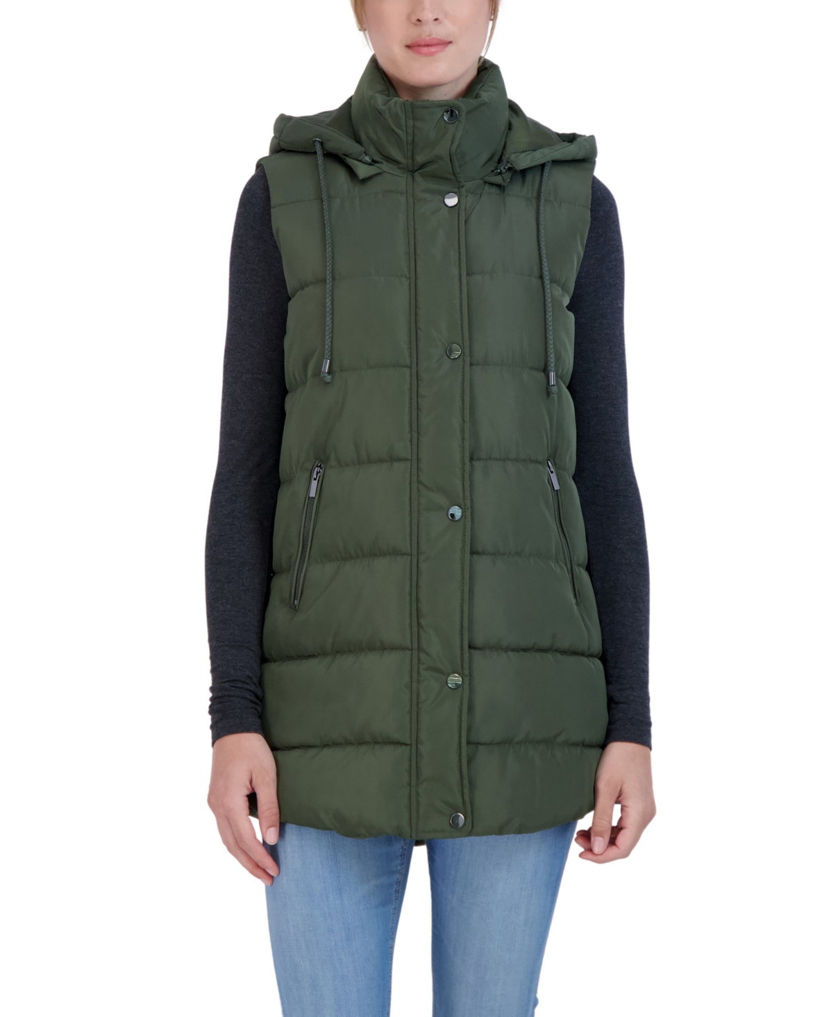 Sebby collection poligrafii puffer jacket