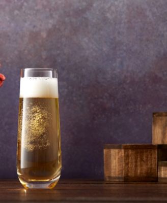 Milo Stem Less Champagne Flutes - Set of 4