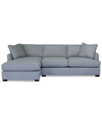 CLOSEOUT! Nightford 111" 2-Pc. Fabric Chaise Sectional, Created for Macy's