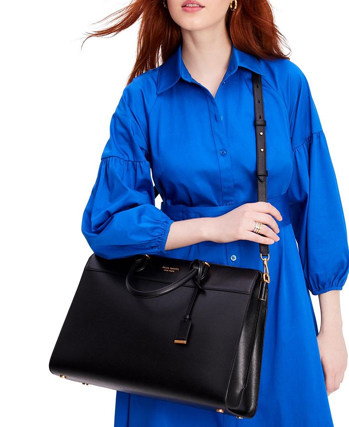 kate spade new york Saffiano Leather Laptop Bag Macy's