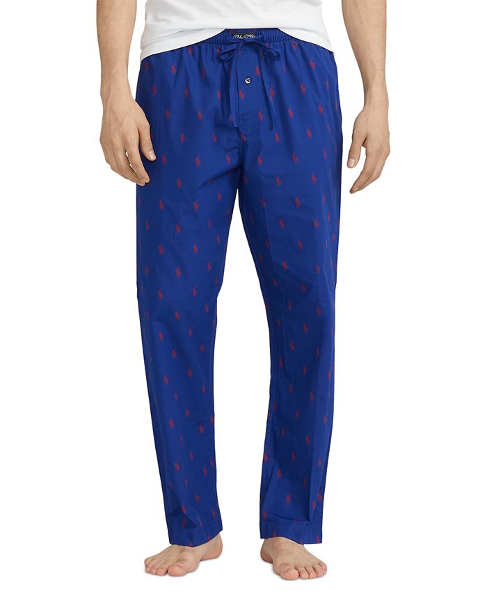 Polo Ralph Lauren Men's Cotton Printed Pajama Pants - Macy's