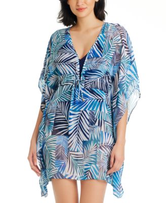 Bleu by Rod Beattie - Women's Shady Days Chiffon Caftan Cover-Up
