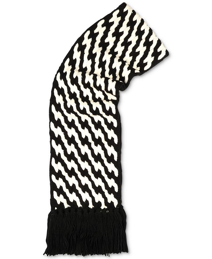 Scarf with decorative trim main image 1