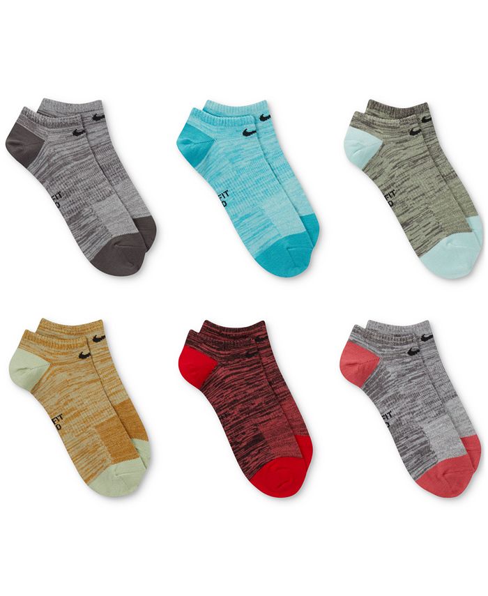 Nike Women's Everyday Lightweight NoShow Training Socks 6 Pairs Macy's