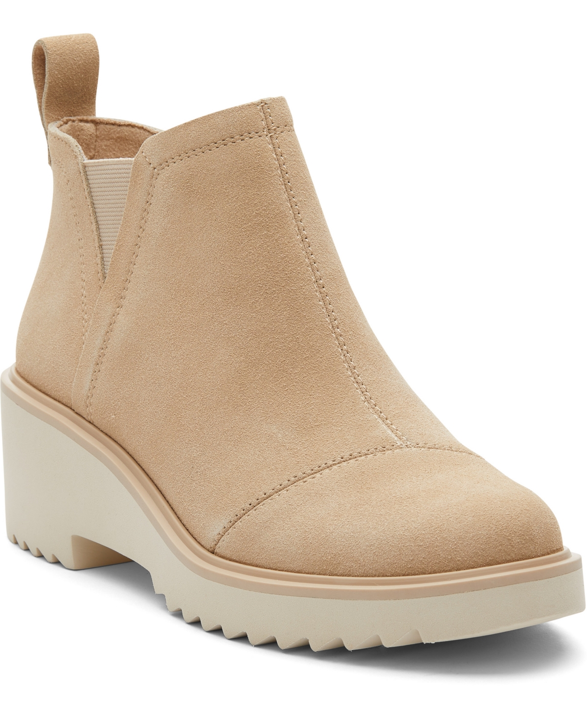 TOMS WOMEN'S MAUDE WIDE WIDTH SIDE ZIP BOOTIES 