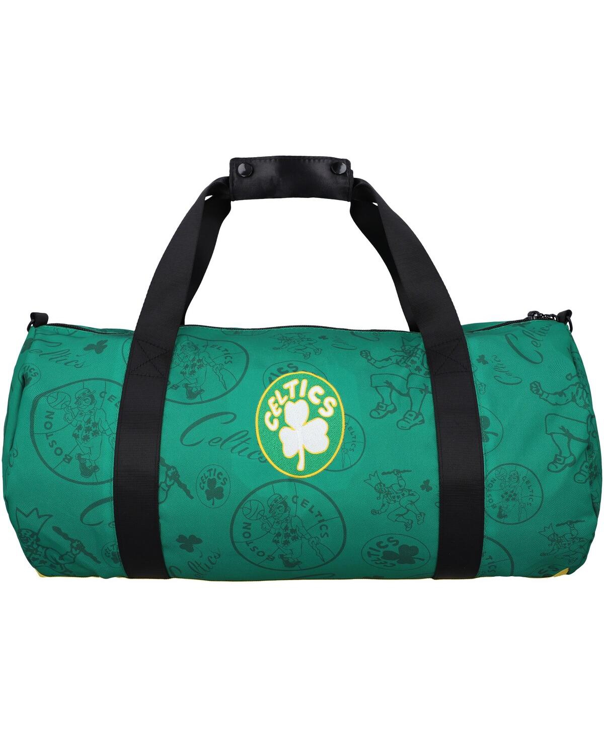 Mitchell & Ness Men's And Women's  Boston Celtics Team Logo Duffle Bag In Green