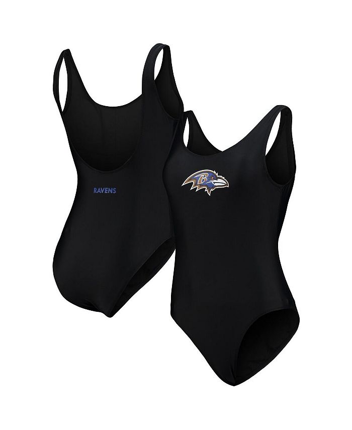 G Iii 4her By Carl Banks Womens Black Baltimore Ravens Making Waves One Piece Swimsuit Macys 