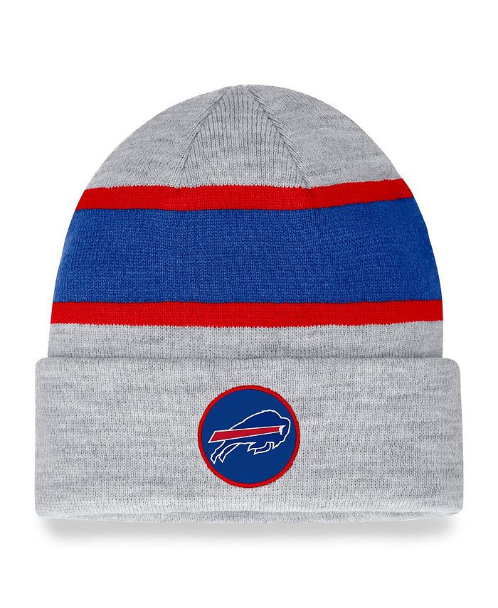 Fanatics Men's Branded Heather Gray Buffalo Bills Logo Cuffed Knit Hat -  Macy's