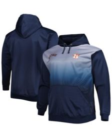 Men's Houston Astros Nike Orange/Navy Wordmark Tri-Blend Raglan 3/4-Sleeve T -Shirt