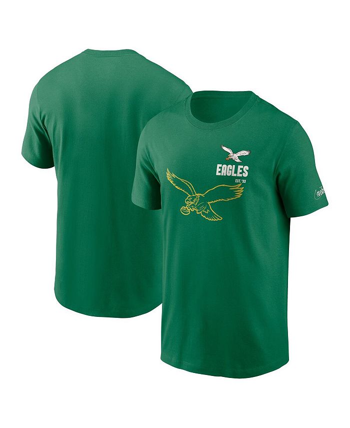 Nike Men's Kelly Green Philadelphia Eagles Logo Essential T-shirt - Macy's