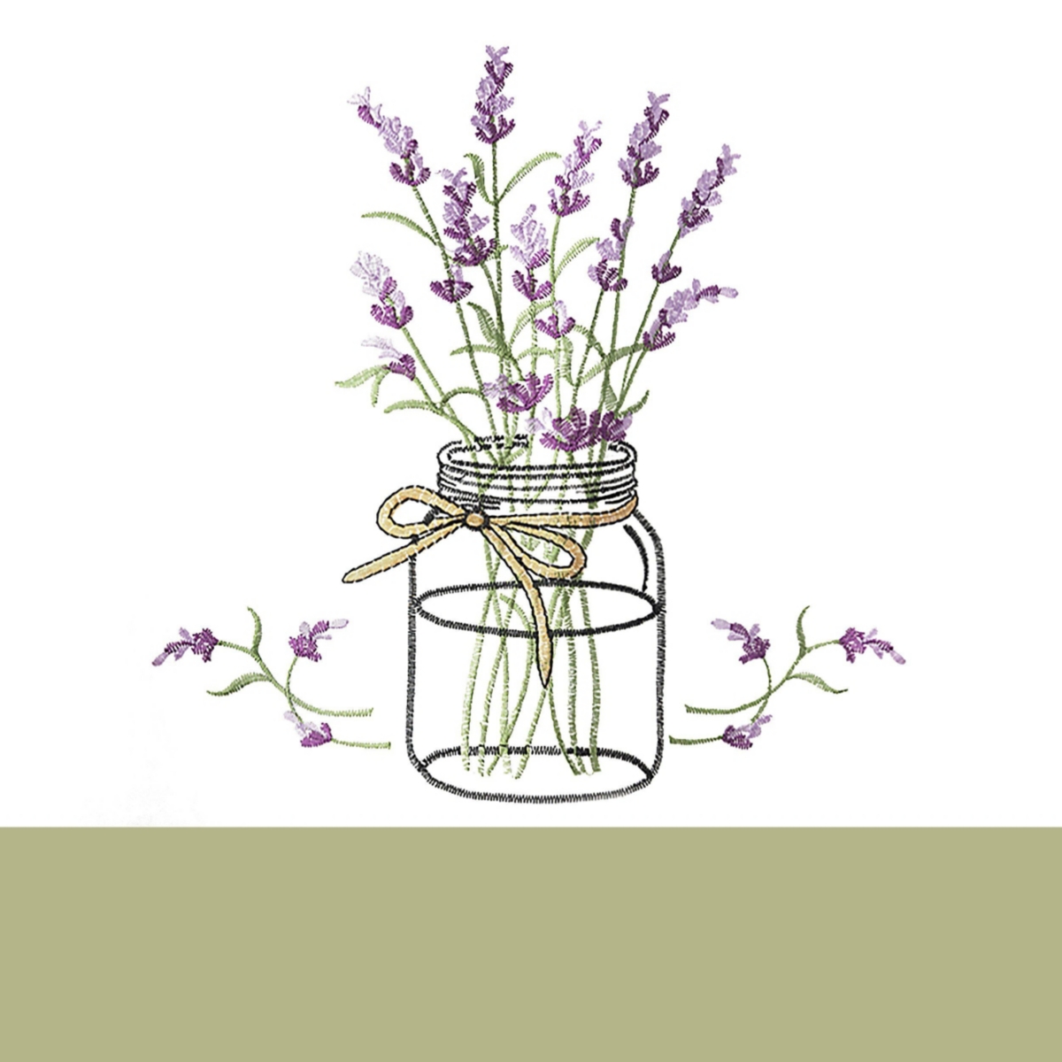 Kate Aurora Montauk Accents Lavender Floral Embellished Complete 3 Piece Kitchen Curtain Tier & Valance Set