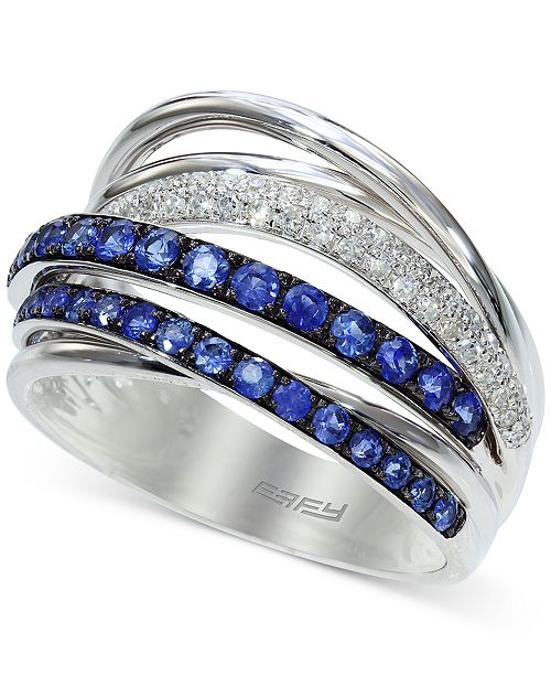EFFY Collection Royale Bleu by EFFY® Sapphire (3/4 ct. t.w.) and ...
