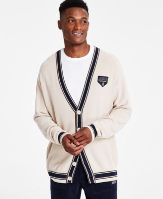 A|X Armani Exchange - Men's Cotton Collegiate Cardigan
