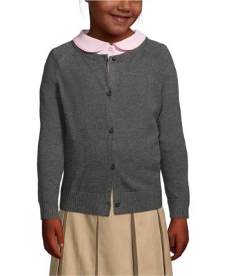 Girls School Uniform Cotton Modal Cardigan Sweater