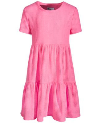 Epic Threads - Big Girls Short-Sleeve Waffled Tiered Dress