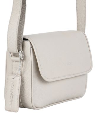 Pebbled Collection Kimberly Leather Flap Closure Handbag