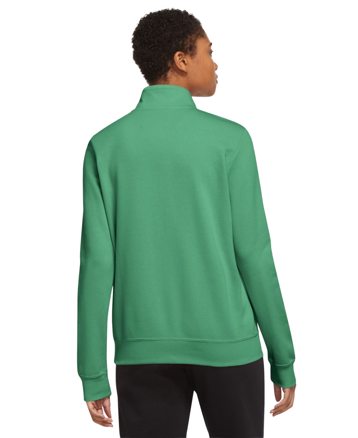 Nike Women's Sportswear Club Fleece 1/2-Zip Sweatshirt -white