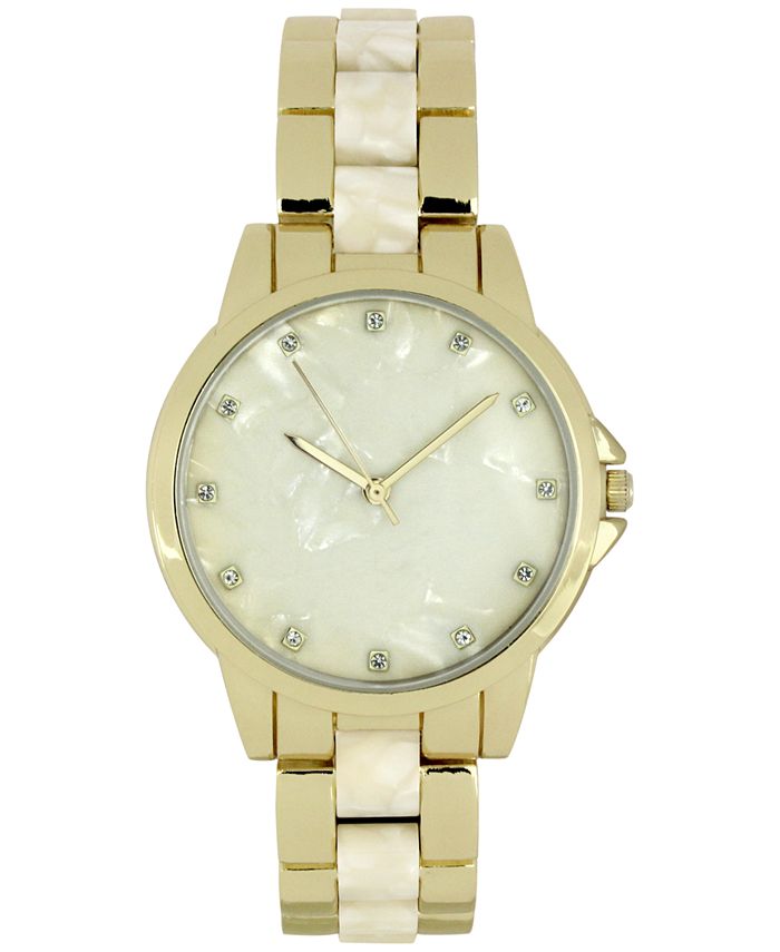 I.N.C. International Concepts Women s Marble Gold Tone Bracelet