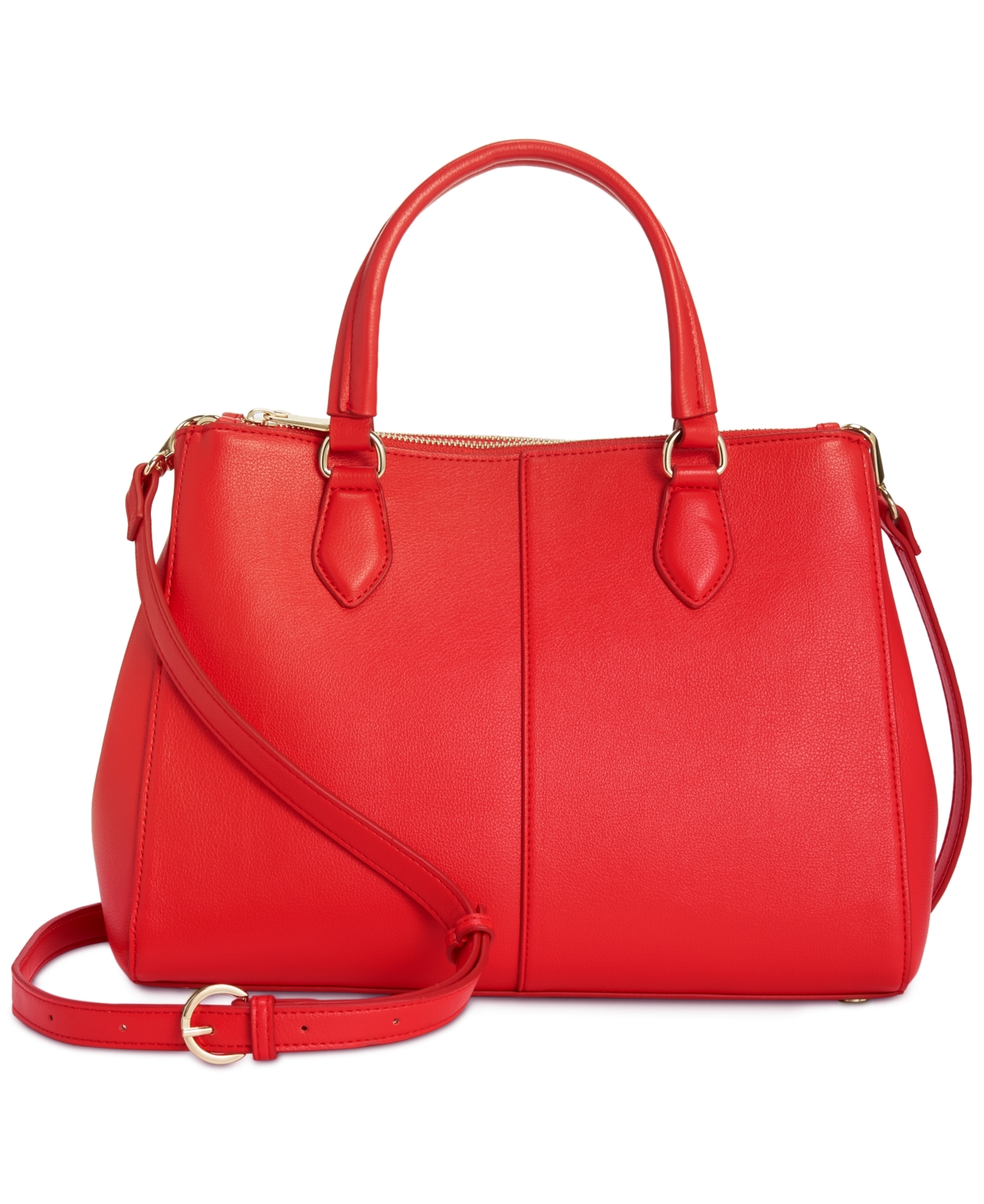On 34th Robbinn Medium Satchel, Created For Macy's In Fiery Red | ModeSens
