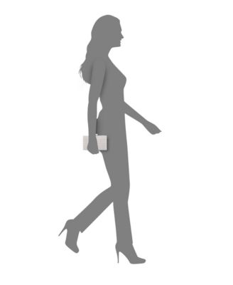 Imitation Pearl and Crystal Minaudiere Clutch