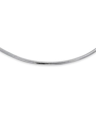 Simple Plain Snake Chain Anklet Strong Ankle Bracelet .925 Sterling Silver