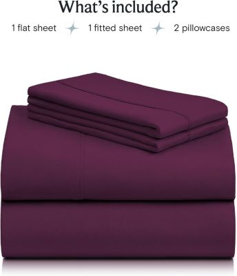 4-PC Silky Soft Cooling Deep Pocket Sheet Set, King