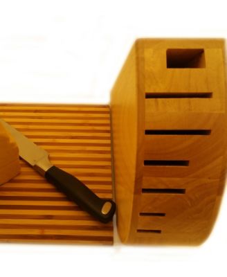 Wooden 7 Slot Knife Block