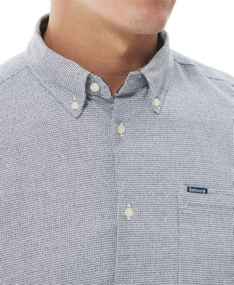 Men's Turner Tailored-Fit Micro-Houndstooth Button-Down Shirt 