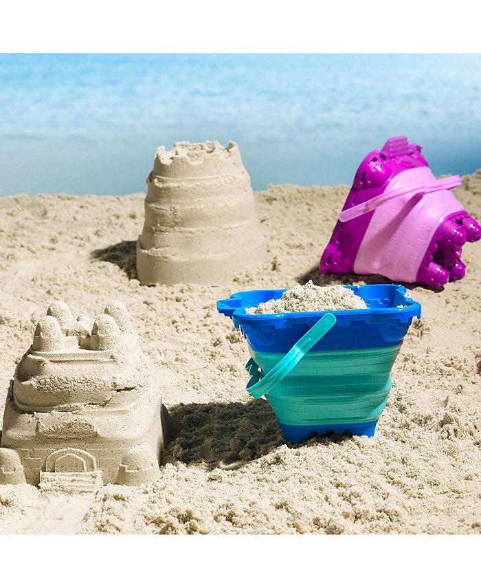 Dollar Deal Sand Castle Building Kit, Beach Toys, Beach Bucket, Set of