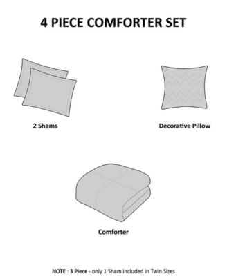 Chloe 4-Pc. Comforter Set, King/California King