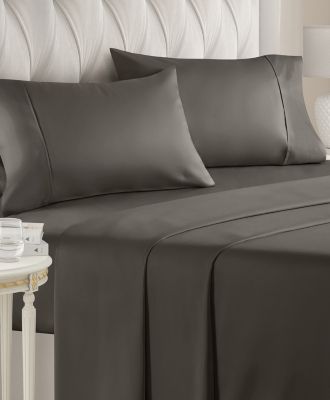CGK Unlimited 4 Piece 100% Cotton 400 Thread Count Sheet Set - Full