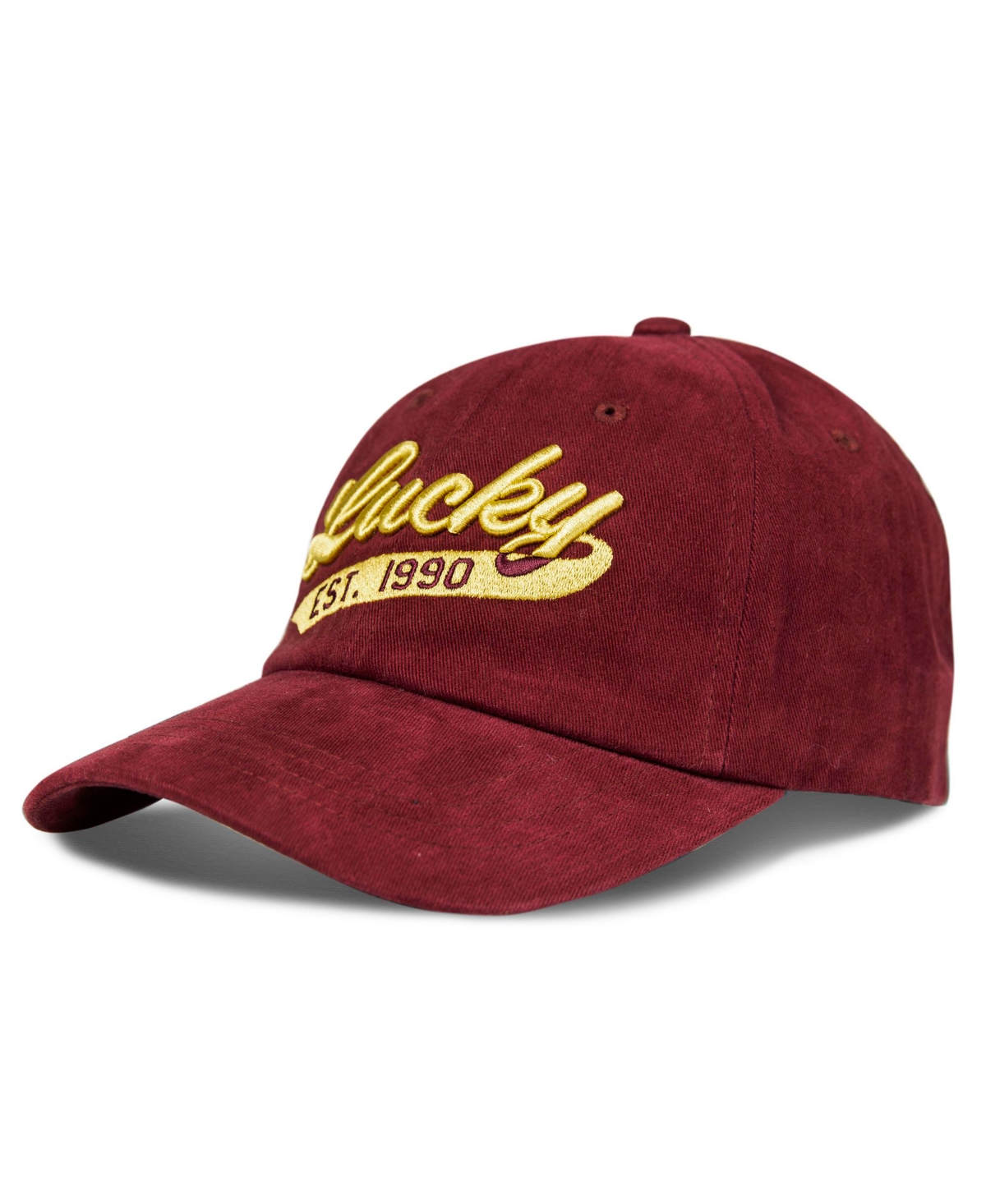 Lucky Brand Lucky 1990 Embroidered Dad Hat In Cardinal