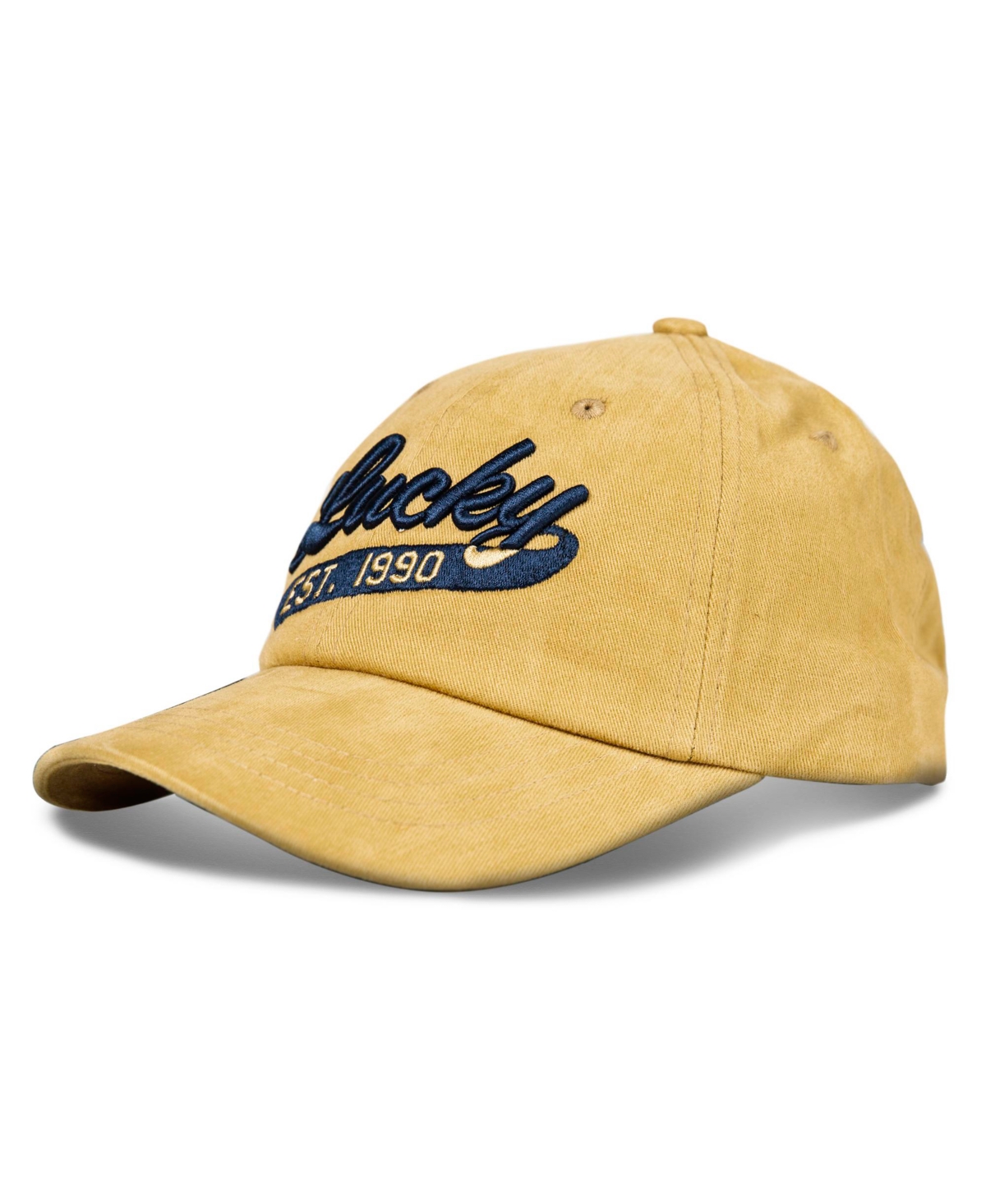 Lucky Brand Lucky 1990 Embroidered Dad Hat In Gold
