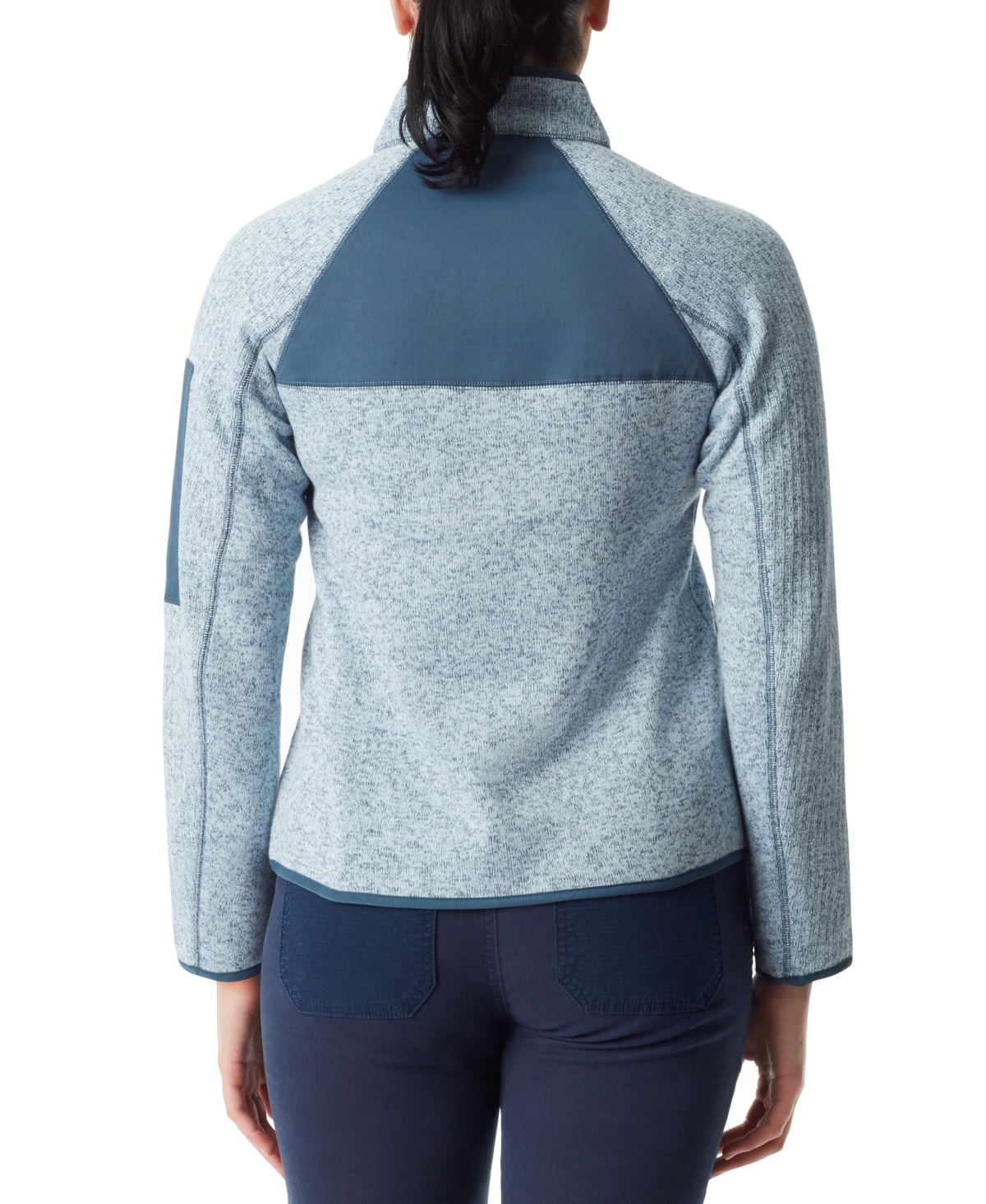 Bass Outdoor Women's Mixed-Media Pullover Sweater