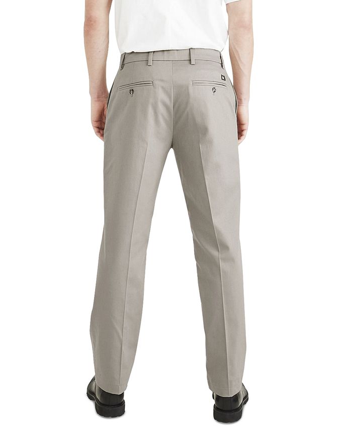 Dockers Men's Signature Classic Fit Iron Free Khaki Pants with Stain ...