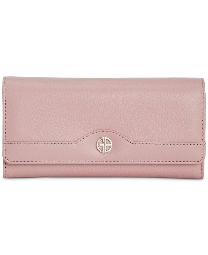 Giani Bernini Pebble Leather Receipt Wallet Created for Macy s