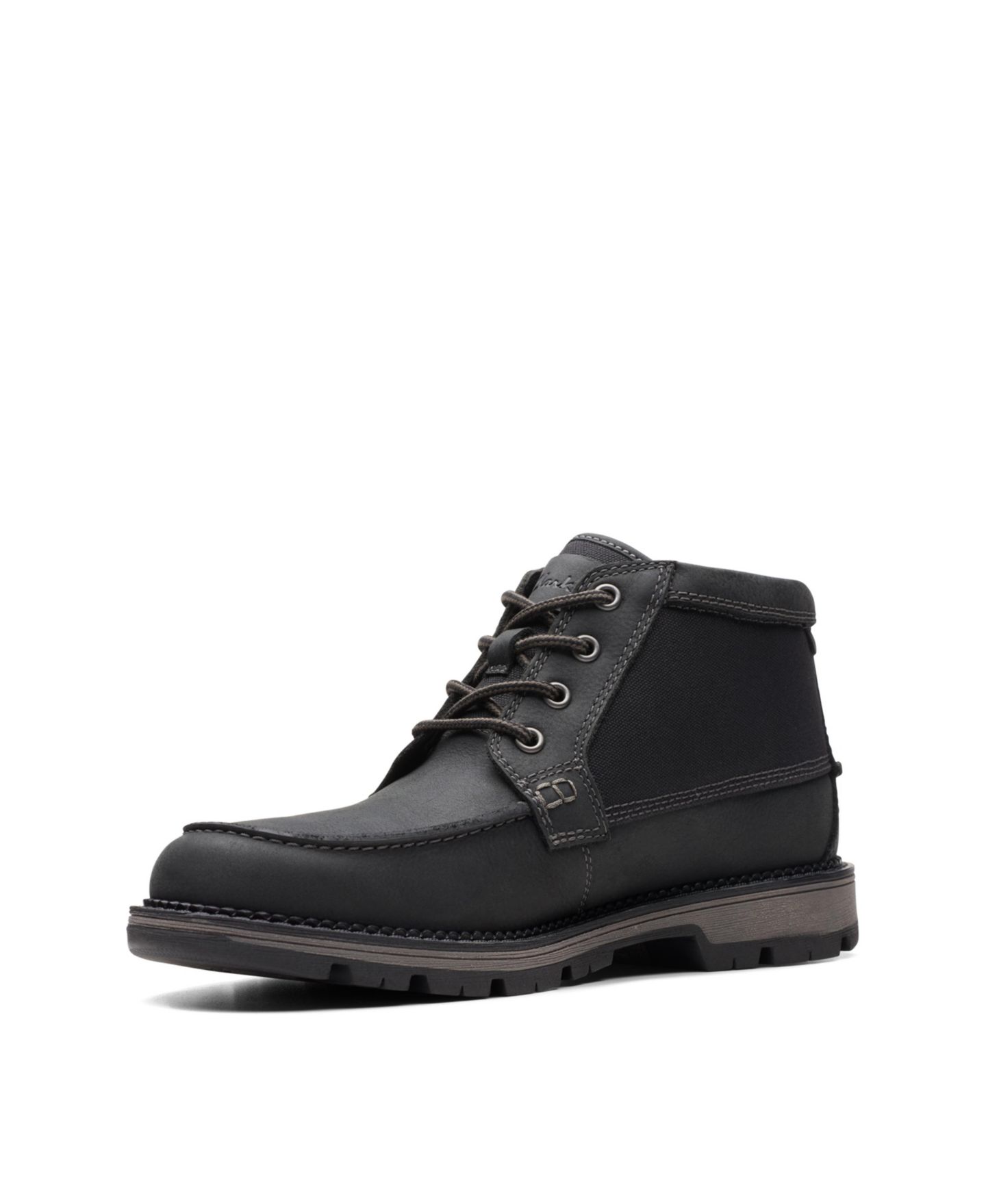 Мужские ботинки Clarks Collection Maplewalk Moc, цвет: Чёрный разноцветный — фото 6
