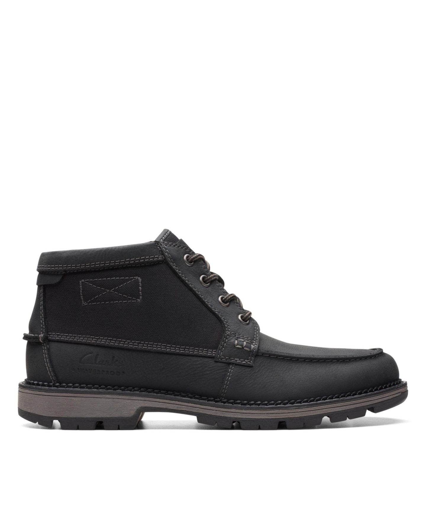 Мужские ботинки Clarks Collection Maplewalk Moc, цвет: Чёрный разноцветный — фото 2