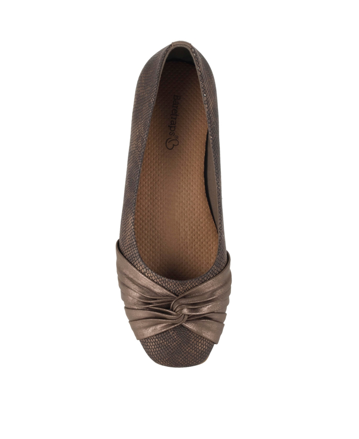 Baretraps Women's Chainey Ballet Flats In Taupe Metallic