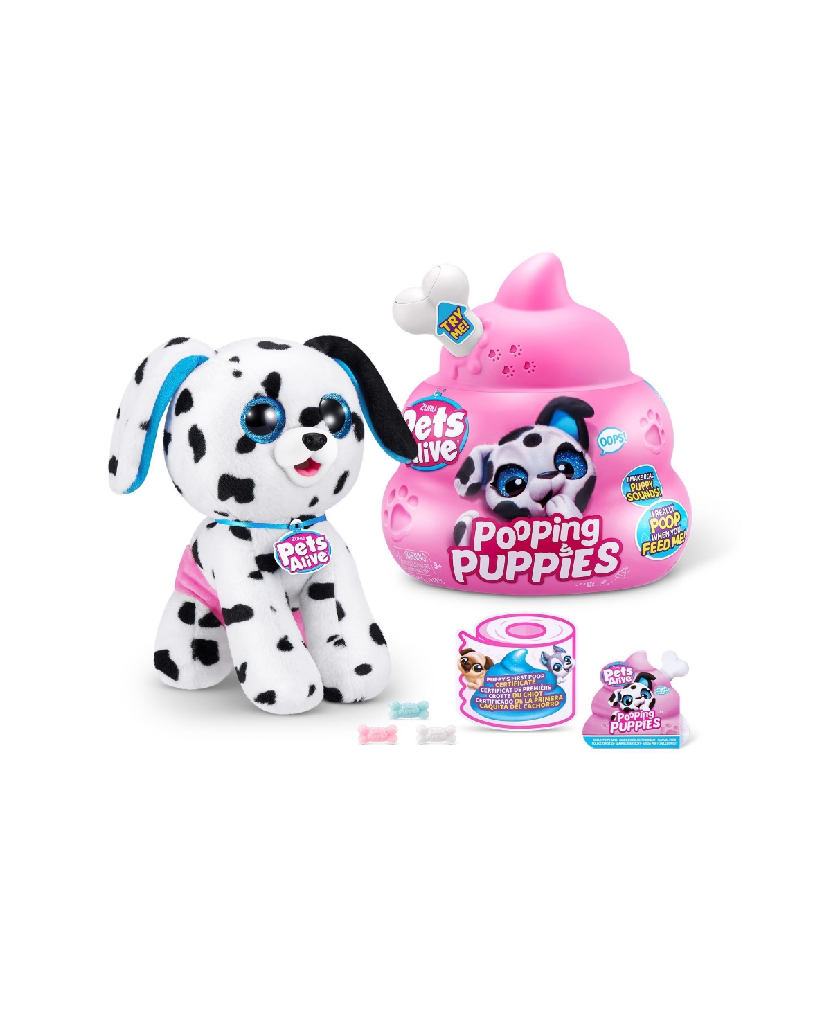 Pets Alive Zuru  Pooping Puppies Series 1 Interactive Plush In No Color