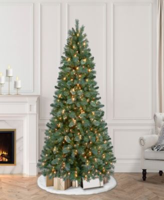 6.5' Pre-Lit Teton Artificial Pine Tree