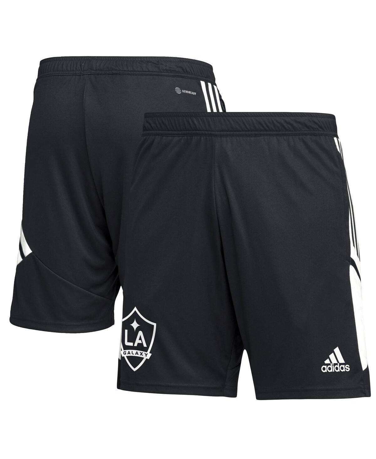 Shop Adidas Originals Men's Adidas Black La Galaxy Soccer Training Aeroready Shorts