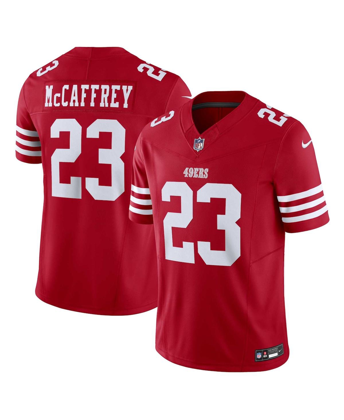 Nike Men's Christian McCaffrey San Francisco 49ers Vapor F.u.s.e. Limited Jersey - Scarlet, White