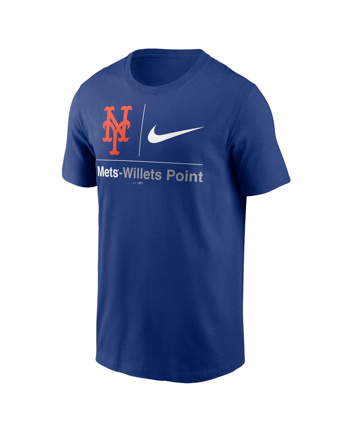 Shop Nike Men's  Royal New York Mets Willets Point Hometown T-shirt