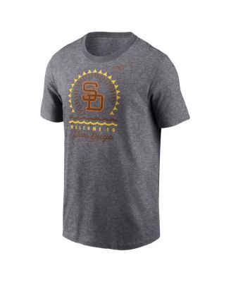 Men's Gray San Diego Padres Sun Hometown T-shirt