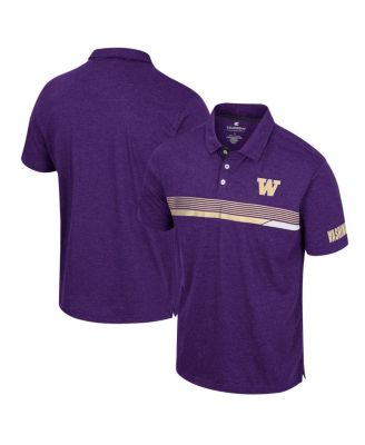 Men's Purple Washington Huskies No Problemo Polo Shirt