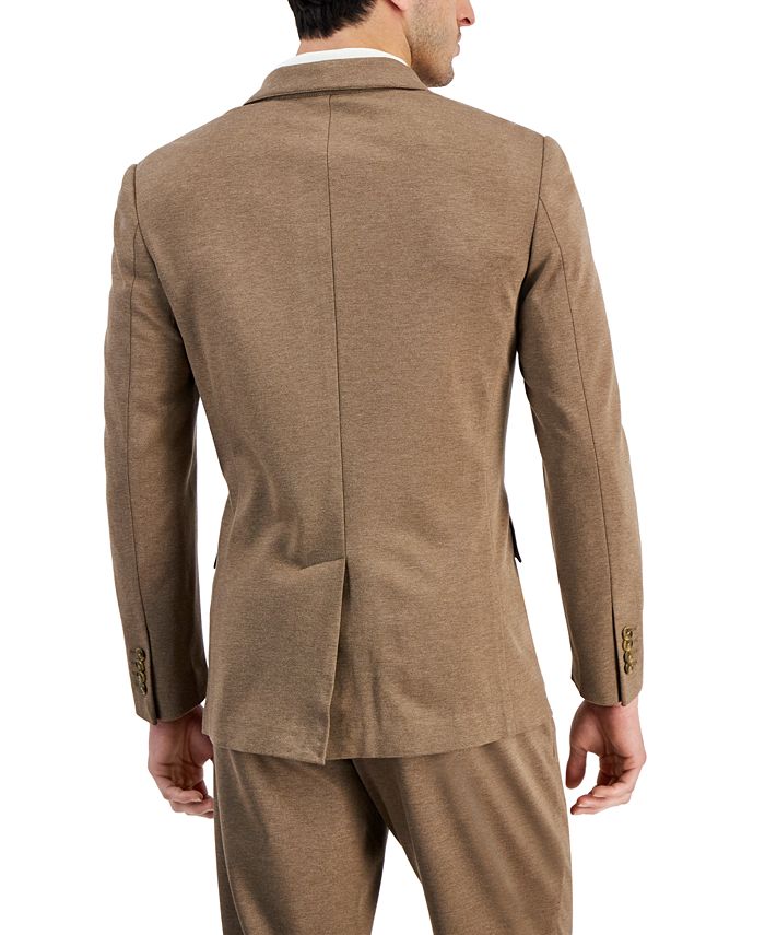 Alfani Men's ModernFit Stretch Heathered Knit Suit Jacket, Created for